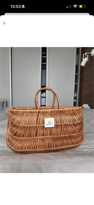 плетений кошик від бренду nesamovyto