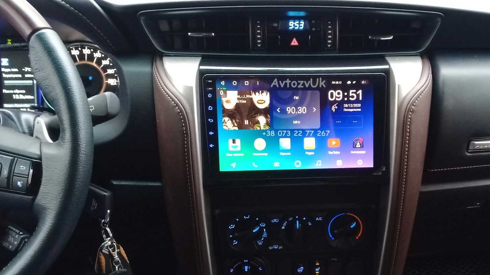 Магнитола 4RUNNER Toyota TACOMA FORTUNER GPS Такома CarPlay Android 15