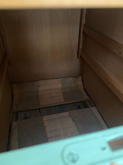 Antyczne biurko z lat 40 plus krzesło