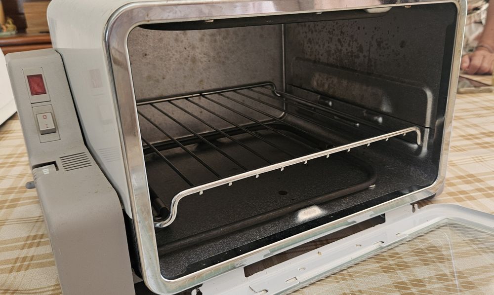 Forno Moulinex a funcionar