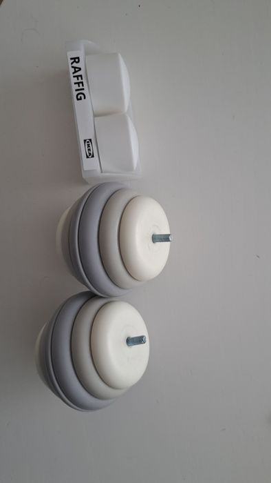 Końcówki do karniszy Ikea Raffig i inne