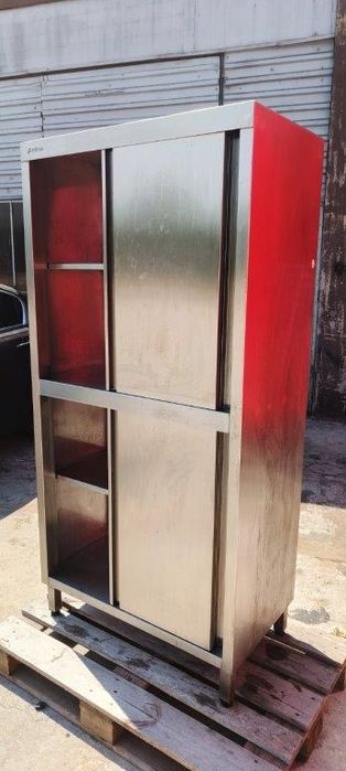 Szafa gastronomiczna ze stali nierdzewnej EDESA 88x50x180 cm | Stan BDB