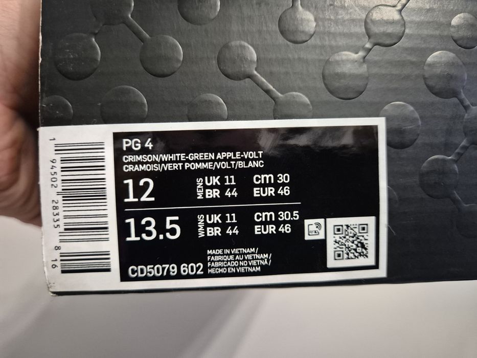 Buty męskie Nike PG4 rozmiar 46.