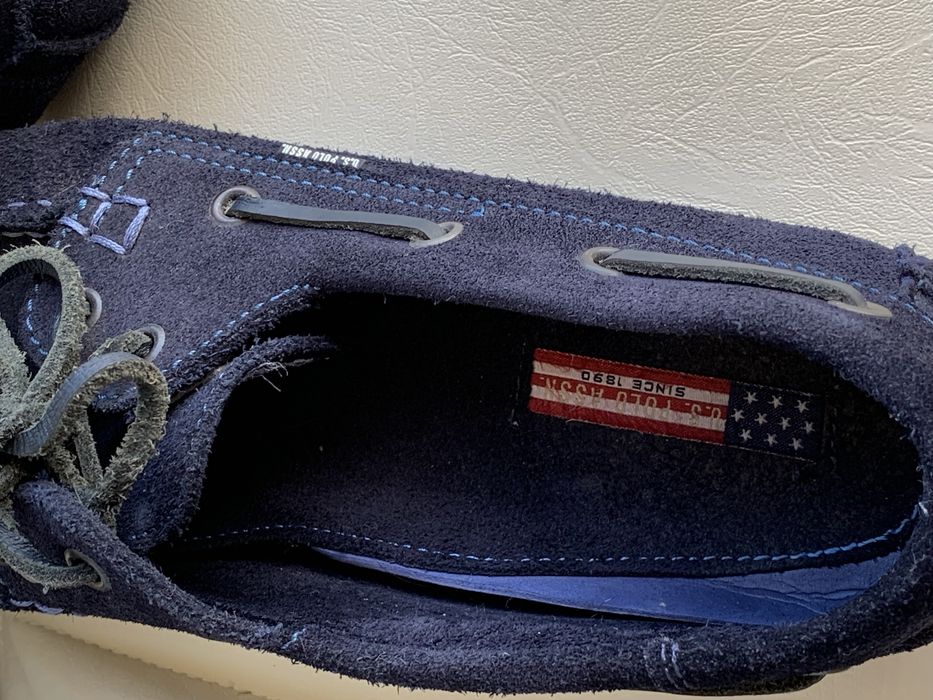 U.S. Polo Assn buty żeglarskie zamszowe r. 42 granatowe
