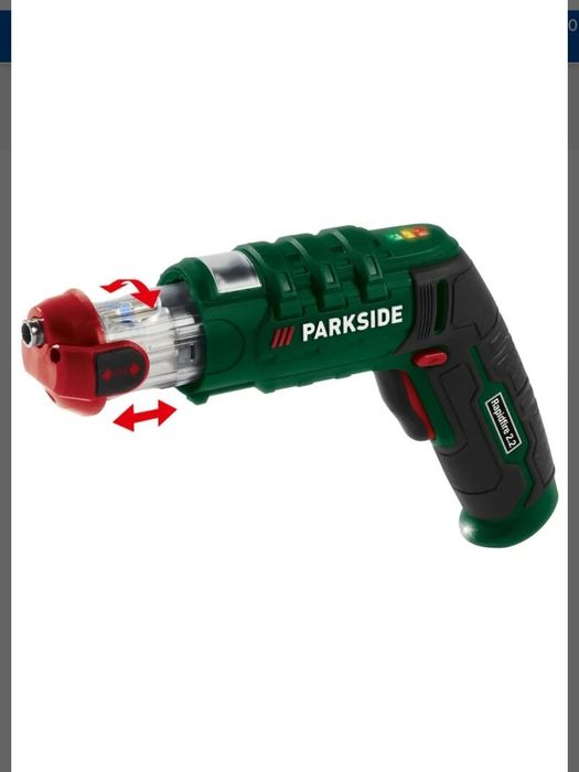 Aparafusadora recarregável com bits intercambiáveis ​​4V parkside