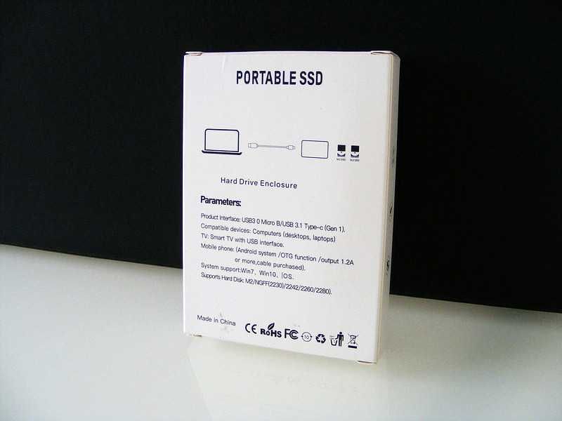 Dysk zewnętrzny 4TB micro USB oraz USB-C