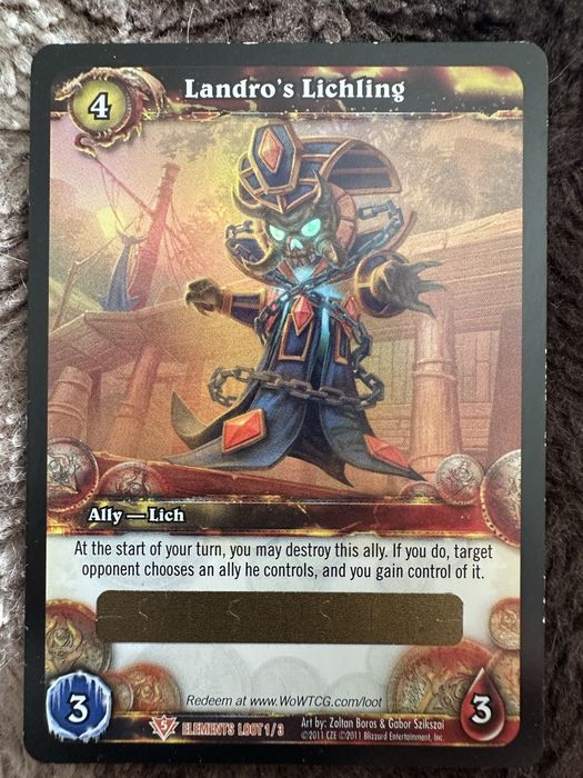 Cartas World of Warcraft