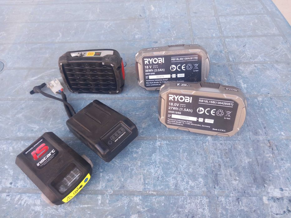 Zestaw akumulatorów baterii Ryobi Bosch Briggs&Straton