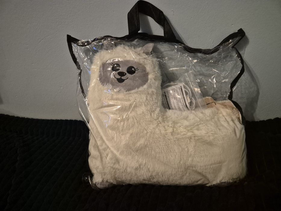 Poduszka-przytulanka  grzejąca Lama