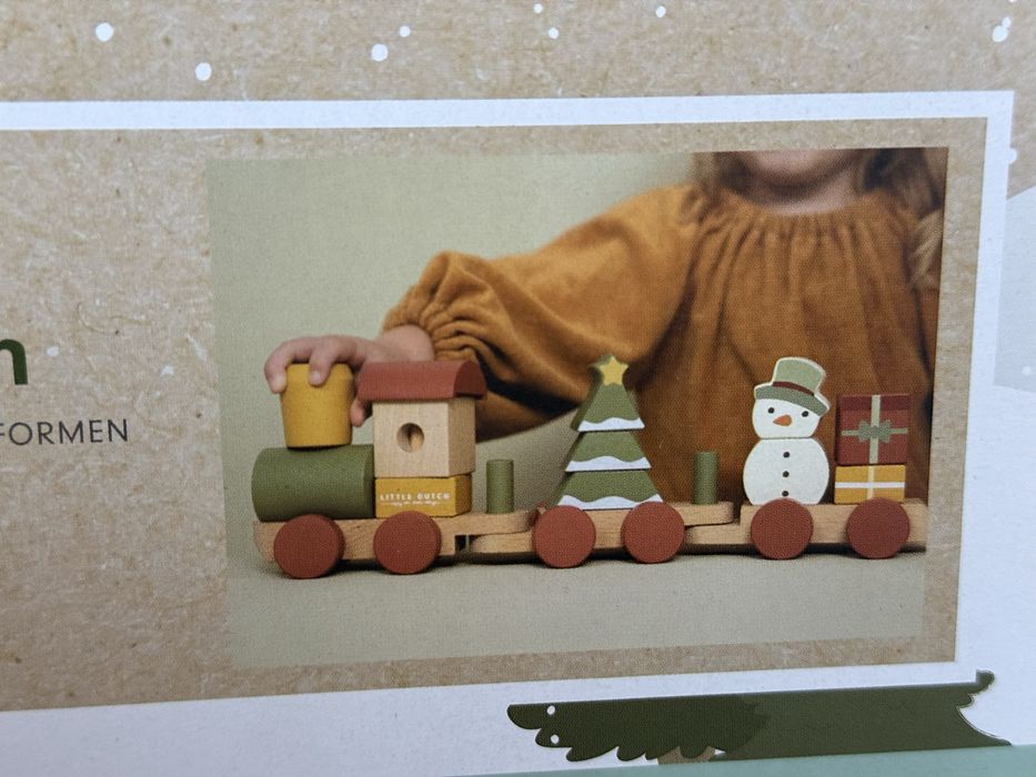 Comboio de empilhar em madeira - selado a estrear!