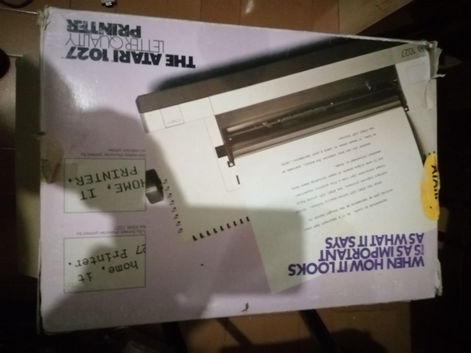 Impressora Atari 1027 em caixa e estado original