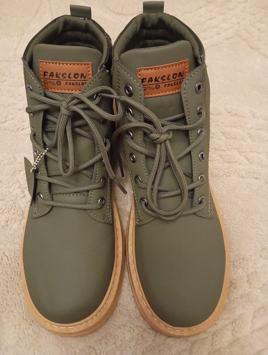 Buty męskie zielone