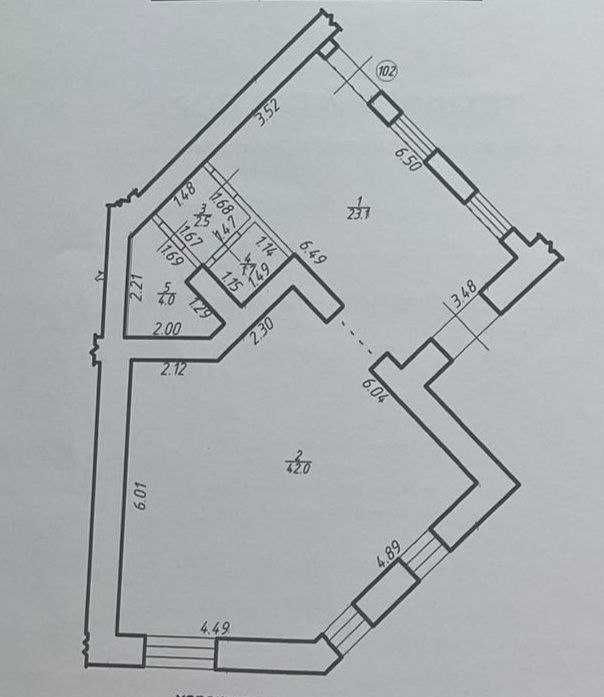 Оренда фасадного.комерційного приміщення 75 м2 у ЖК"Міленіум"_VD