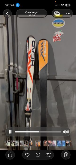 Продам лижі Хеди