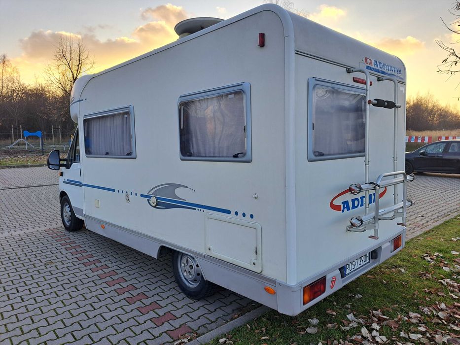 Kamper Fiat Ducato  zabudowa Adria Stan Bardzo Dobry Samowystarczalny