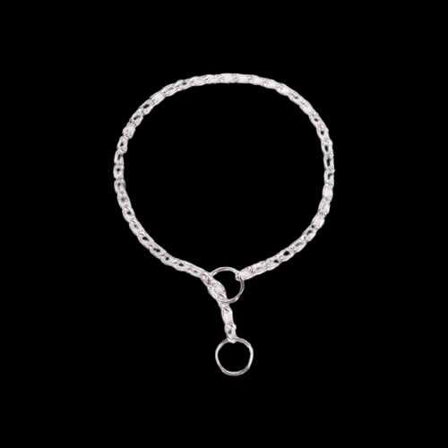 Obroża łańcuszkowa dławik  treningowa  dla psa szczeniaka 45cm