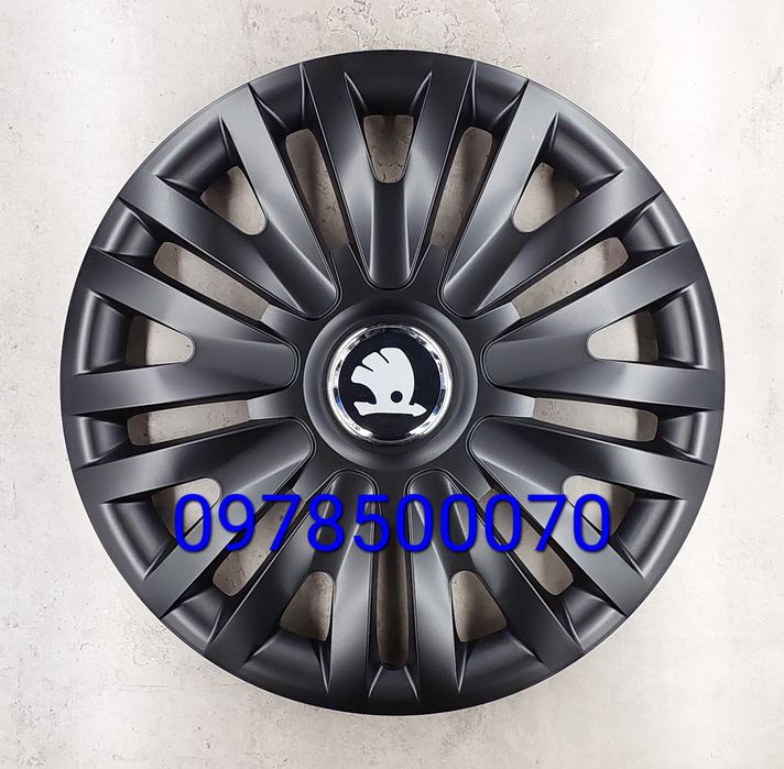 Ковпаки Шкода R15 Octavia Karoq Rapid Superb Fabia Yeti Колпаки Skoda