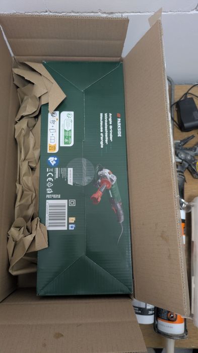 PARKSIDE PWS 125 I9 Szlifierka Kątowa 1200 W Ø 125 mm z Akcesoriami
