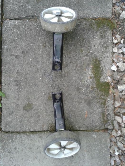 Kółka boczne do rowerka dziecinnego za 19zł.