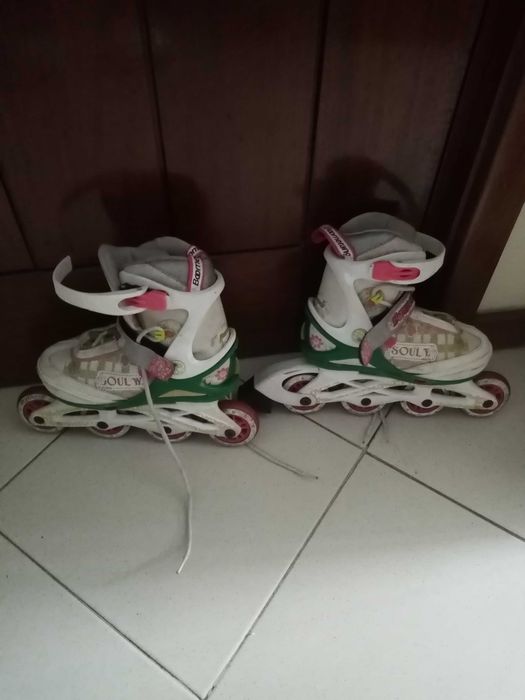 Patins em linha infantis ajustáveis (32-35) - BOOMERANG SOUL