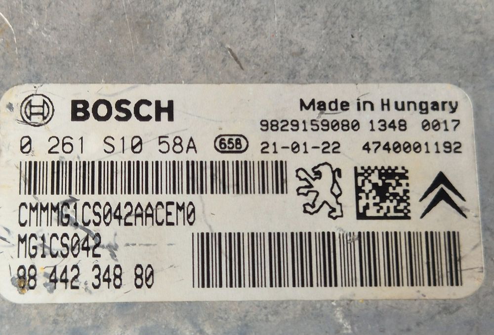 Sterownik Bosch MG1CS0⁠4⁠2 Peugeot 2⁠0⁠8 3⁠0⁠8 Citroen C4 NOWE