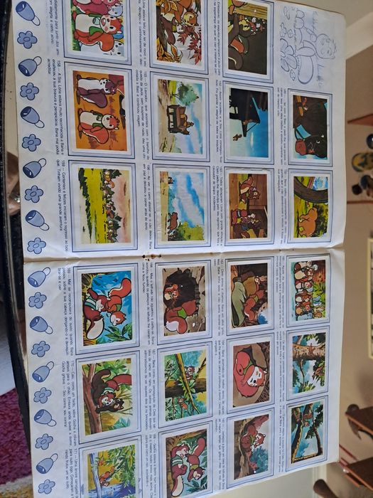 Bana e Flapi caderneta cromos