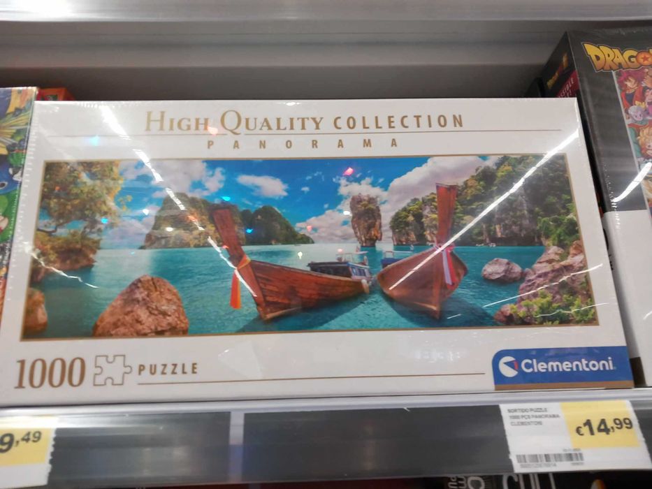 Puzzle Clementoni 1000 peças NOVO com 50% de desconto