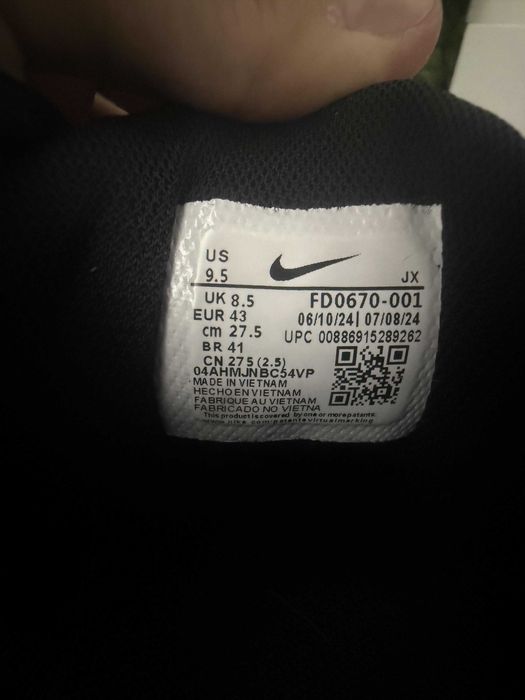 Nike Air MAX PLUS TN 43EU Czarne