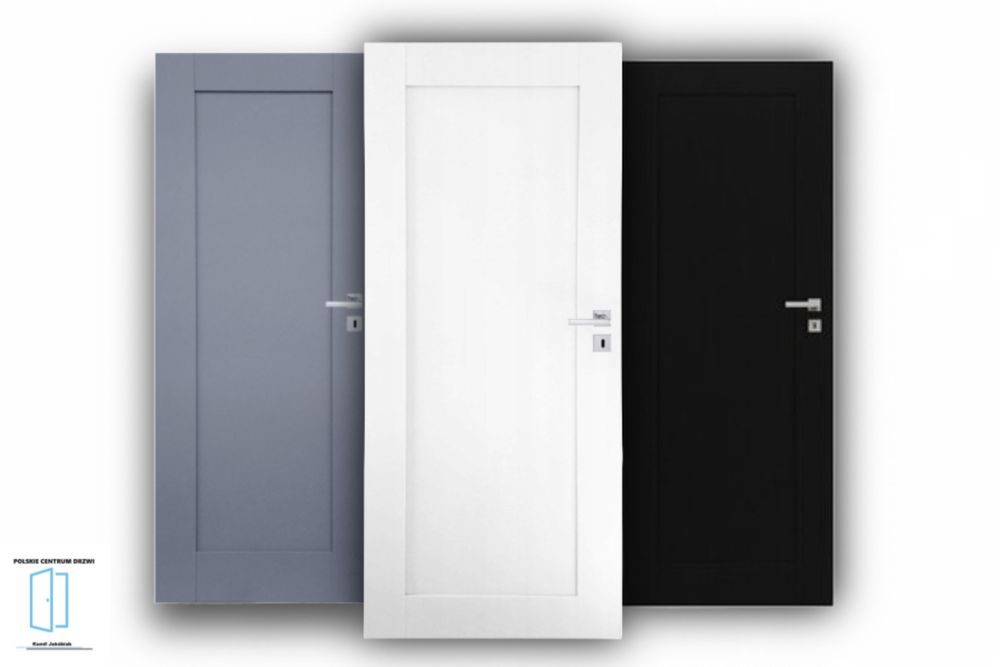 Drzwi wewnętrzne ELEGANCE Windoor białe szare przylgowe bezprzylgowe