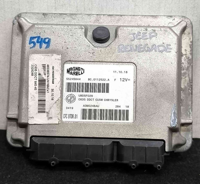 Centralina Motor / ECU JEEP RENEGADE SUV (BU, B1, BV) ano 2018