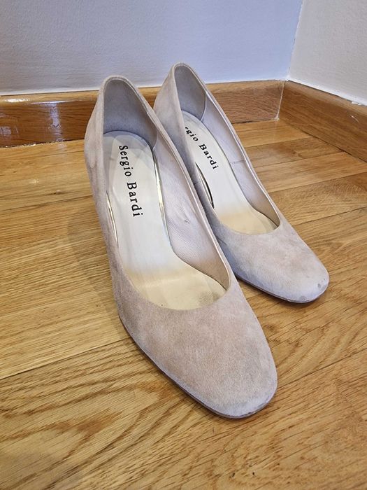 Botki Sergio Bardi 38 beżowe