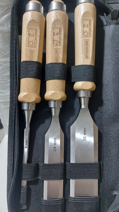 Набор стамесок 6 шт.деревянные рукоятки Parkside