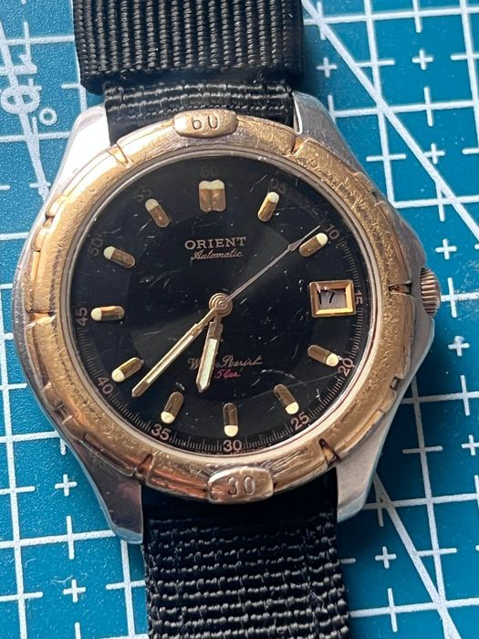 Чоловічий механічний годинник Orient Automatic (калібр 48743) | Обслужений