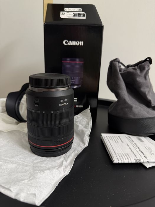 Об'єктив Canon RF 24-105 мм F4L IS USM + лінзи
