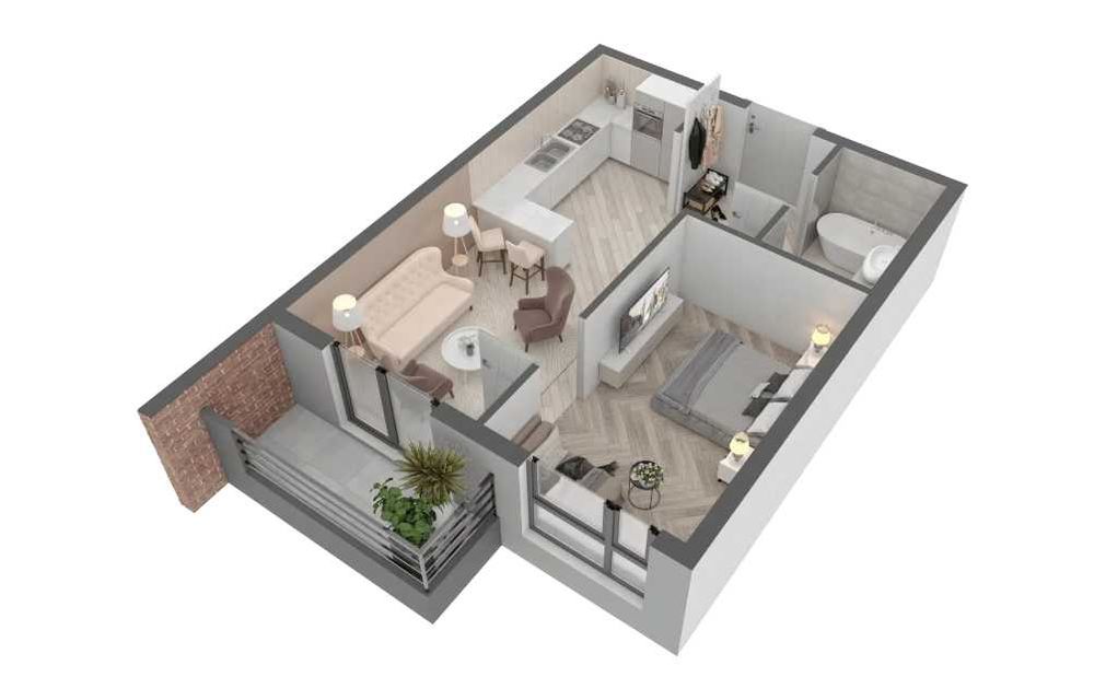 Продаж 1,5-кімнатної квартири в ЖК West Towers