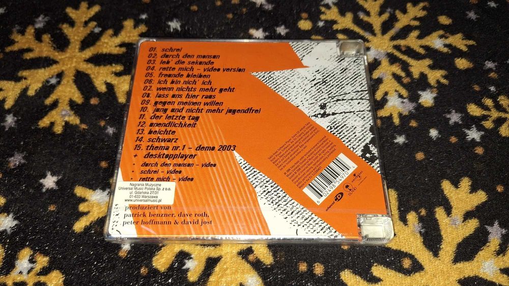 NOWA Płyta CD Tokio Hotel Schrei Reedycja Albumu 2006