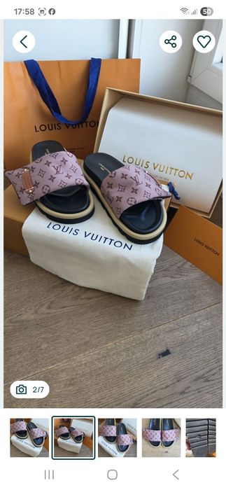 Klapki LV Pool Pillow rozmiar 40