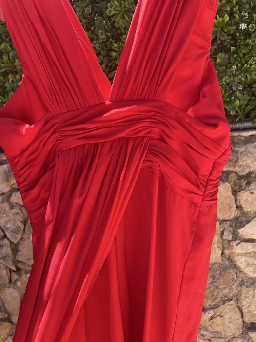 Vestido de cerimónia (vermelho)