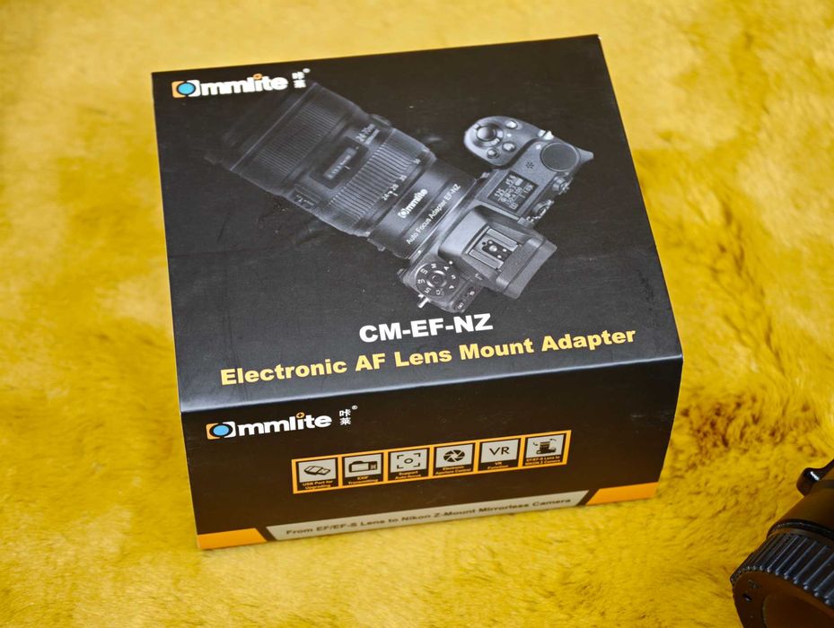 Адаптер Commlite CM-EF-NZ щоб ставити об'єктиви Canon EF -> на камери Nikon Z