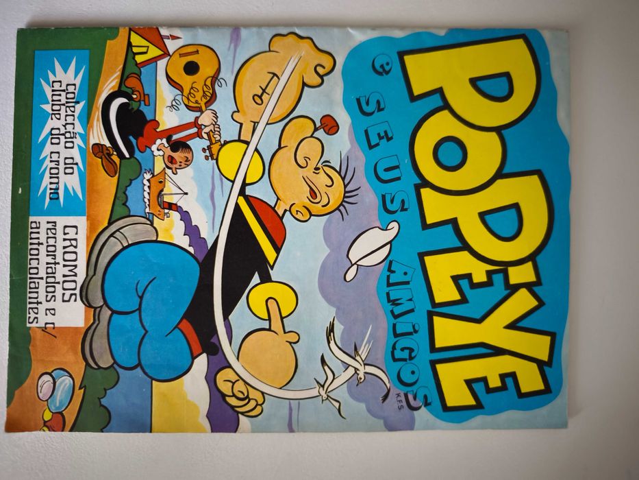 Caderneta de cromos "Popeye e seus amigos" - Clube do Cromo