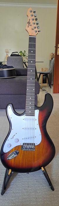 Linda Guitarra Eléctrica para principiantes ESQUERDINOS/CANHOTOS