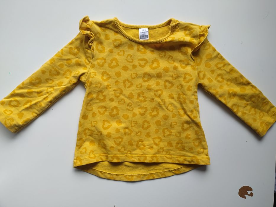 Bluza LC waikiki 74/80 panterka musztardowa