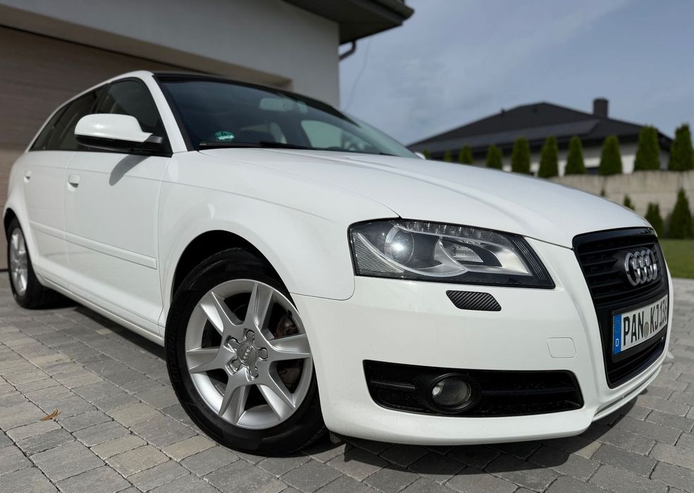 Audi A3 Sportback Audi A3*2.0TDI*skóry*szklany dach*bezwypadek*led*zadbana*org km