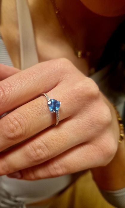 Magiczny z. Topazem I diamentami