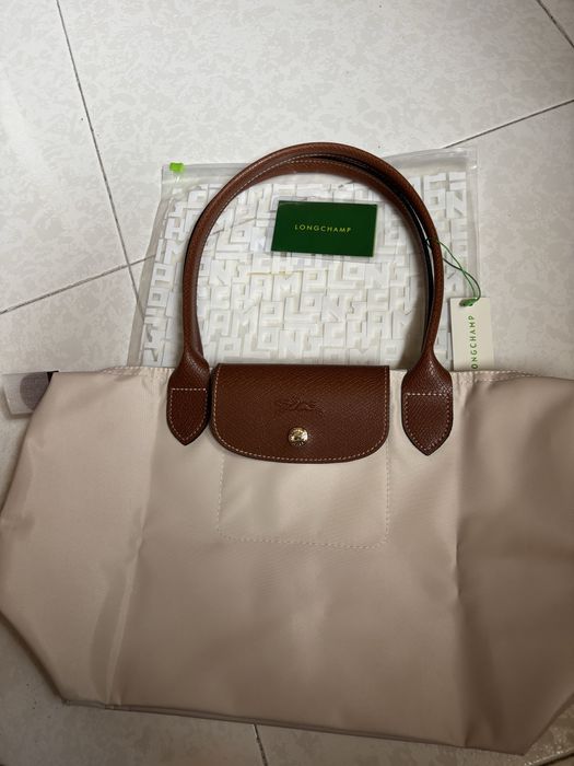 Mala Longchamp Branca, tamanho M