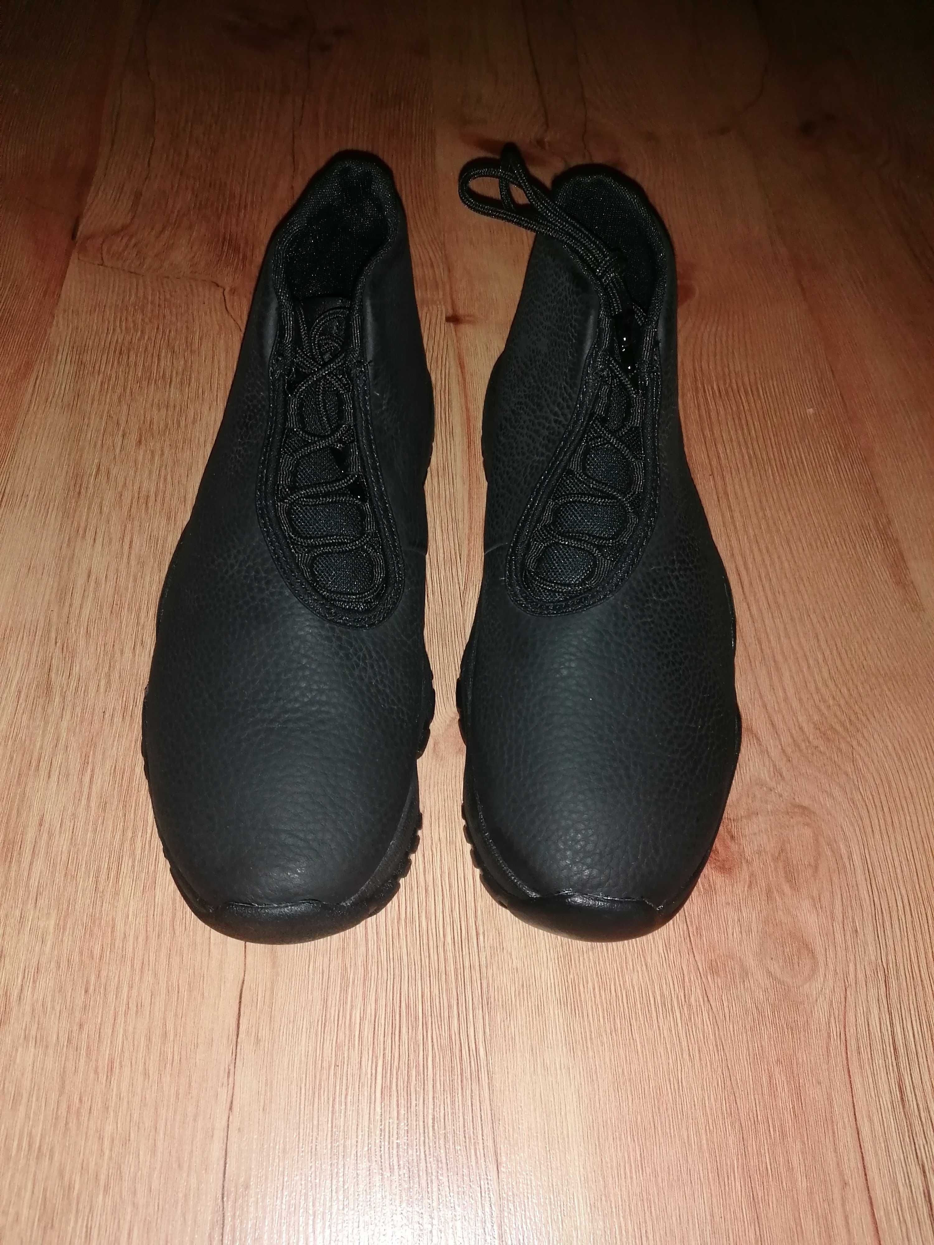Jordan future triple black leather sale