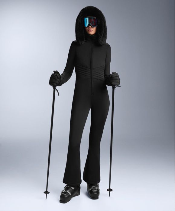 Жіночий чорний лижний костюм Oysho