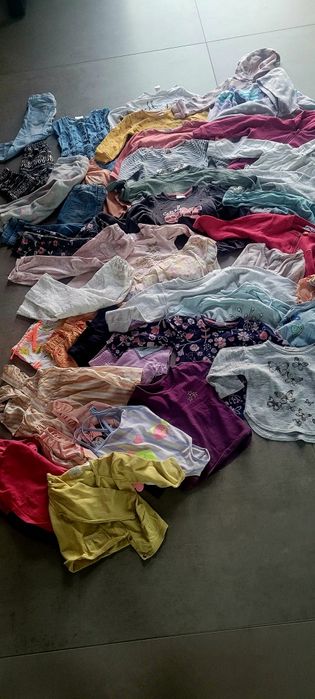 Giga paka ciuchów dla dziewczynki rozmiar 92 markowe same perełki