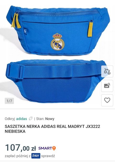 Real Madryt saszetka nerka Nowe