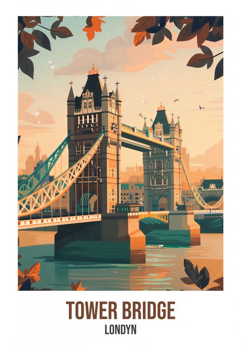 Plakat 70x100cm Tower Bridge